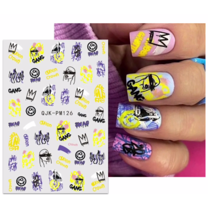 Graffiti Nail Art Stickers