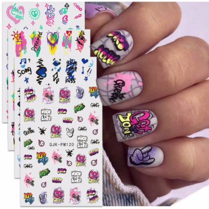 Graffiti Nail Art Stickers