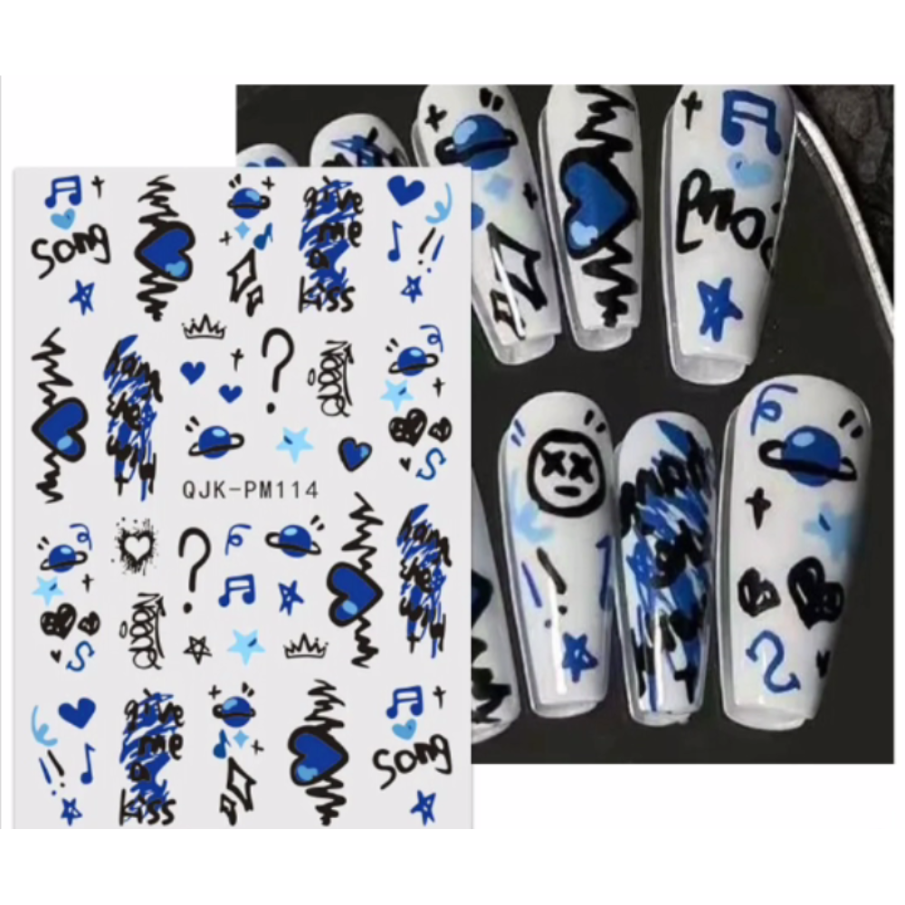 Graffiti Nail Art Stickers
