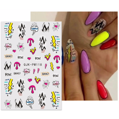 Graffiti Nail Art Stickers