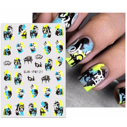 Graffiti Nail Art Stickers