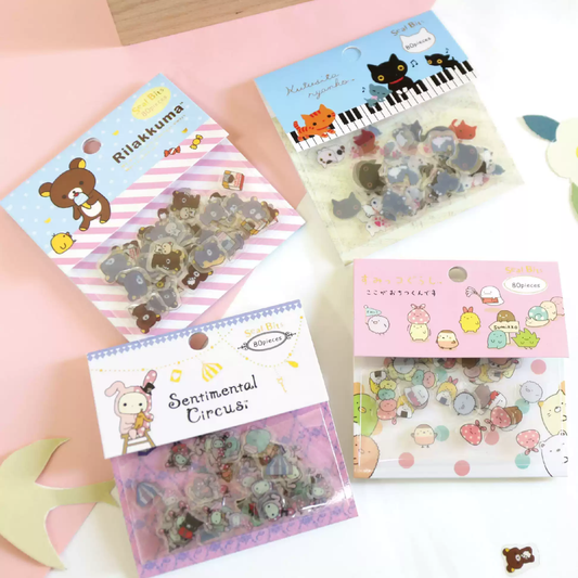 Cartoon PET Sticker (80pieces)