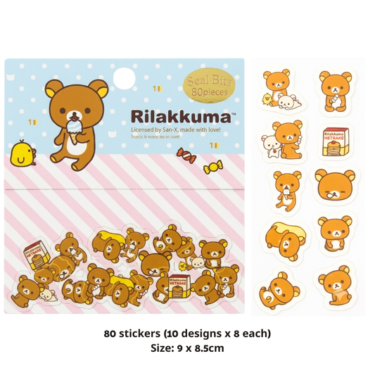 Cartoon PET Sticker (80pieces)