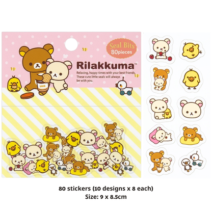 Cartoon PET Sticker (80pieces)